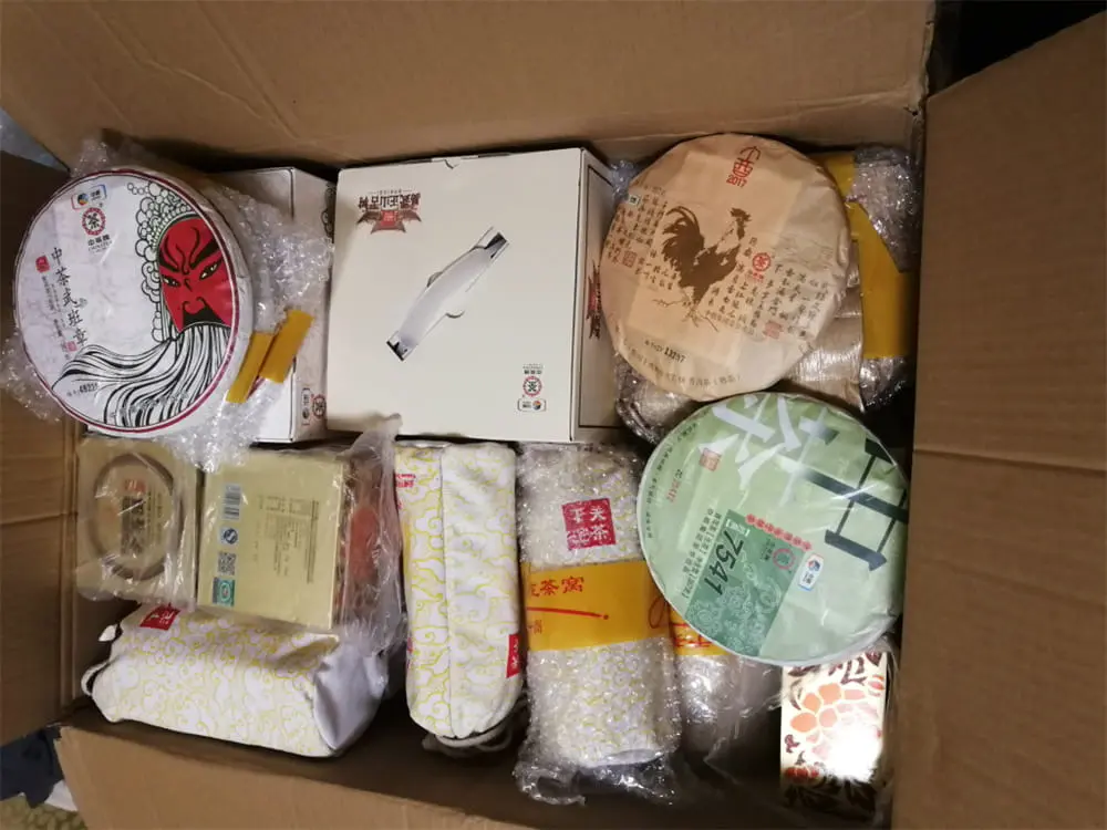 广州回收中茶普洱茶2017年生茶熟茶图3